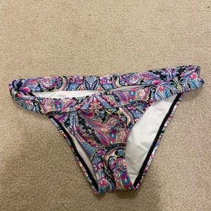 Paisley print bikini bottoms